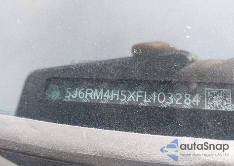 2015 Honda Cr-V Ex z USA, uszkodzony, nr VIN 5J6RM4H5XFL103284